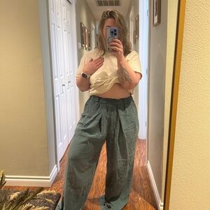 We the Free- Sage Green, soft, Wide-Leg Pants